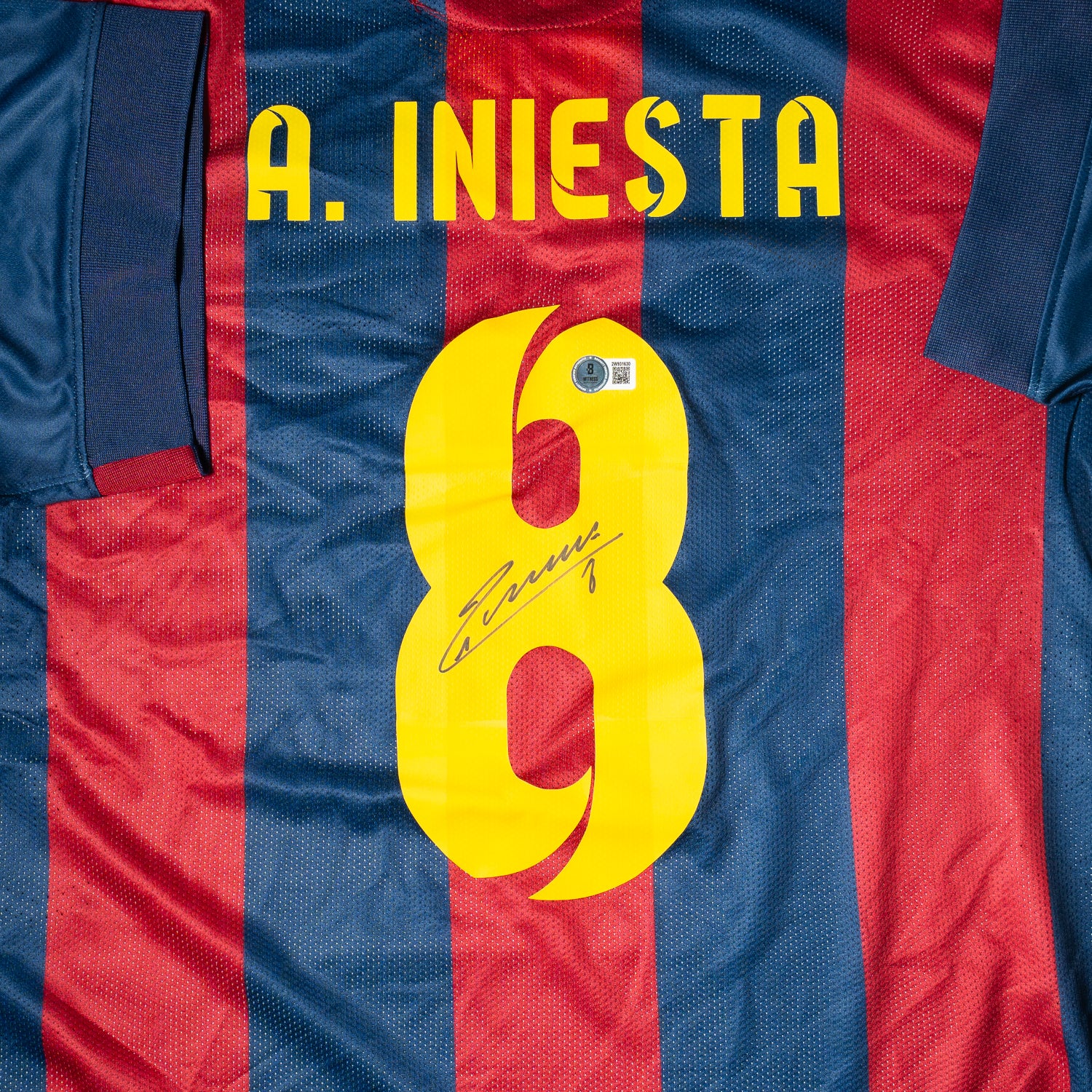Jersey Firmado Andres Iniesta - FC Barcelona